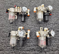 Lot of SMC AR10-M5-Z Micro Regulators + Mounting Brackets Filers 10-100 PSI M5