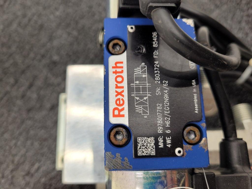 Rexroth R978017782 Solenoid Directional Spool Valve 4WE 6 H62/EG12N9K4/62 Unit B