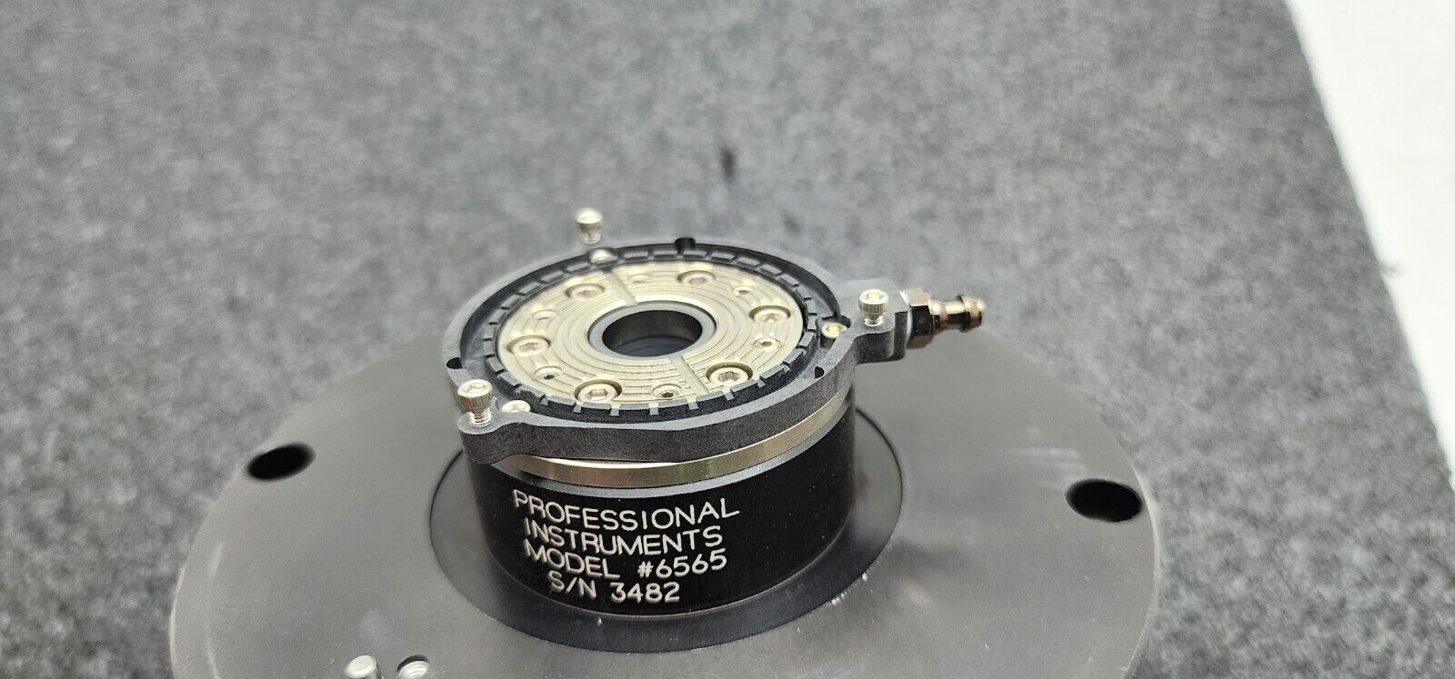 Professional Instruments 6565 Air Bearing Spindle Tested Spins Smoothly G