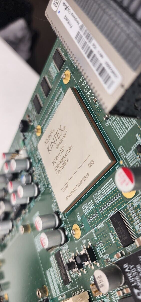 Lot of 4 Xilinx Kintex UltraScale XCKU115 FPGA Onboard For Chip Recovery