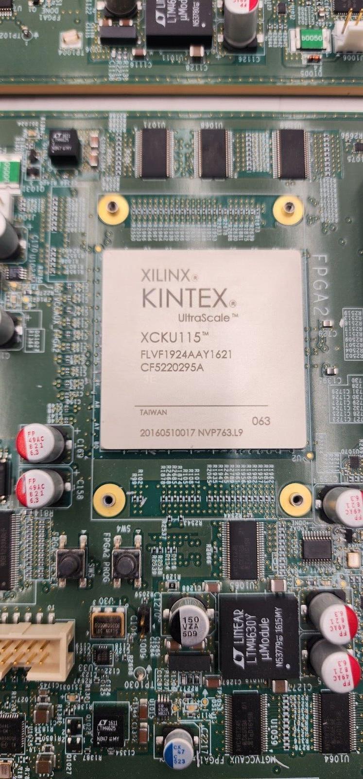 Lot of 4 Xilinx Kintex UltraScale XCKU115 FPGA Onboard For Chip Recovery