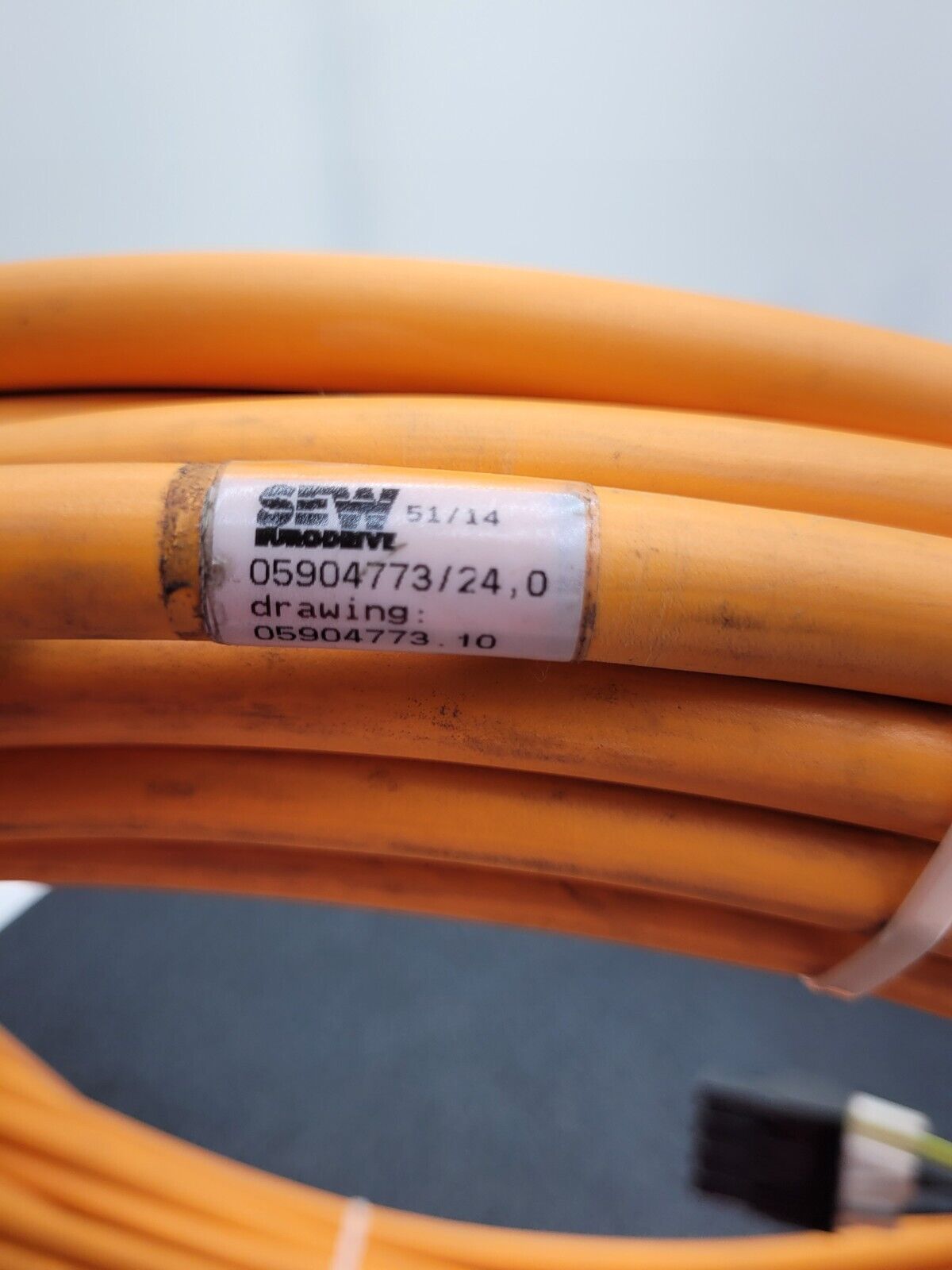 SEW Eurodrive Servo Motor Power Cable 05906245/26M