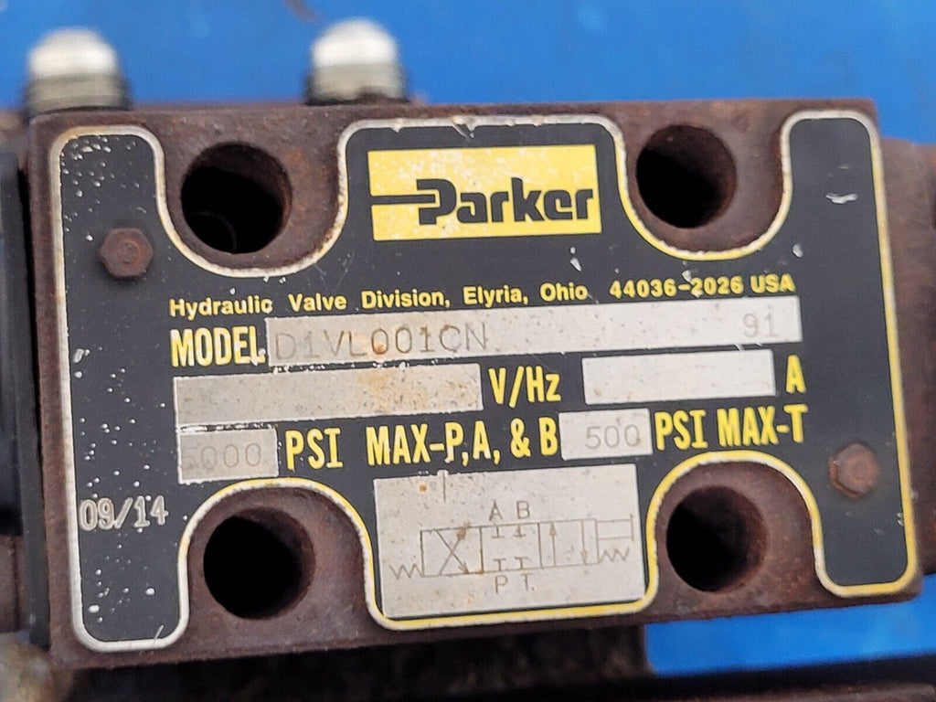 PARKER Hydraulic Proportional ISO Valve D1FHE80HCNEK0030X6114 12VDC + Override H