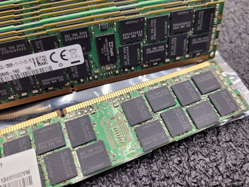 Lot Of 31 Samsung Oracle 16GB 2Rx4 PC3-12800R Server Memory ECC