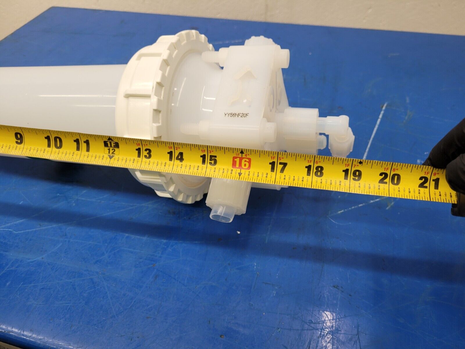 Entegris Mykrolis Chemlock PFA 11" Filter YY5611280 Housing YY56HF20F Head