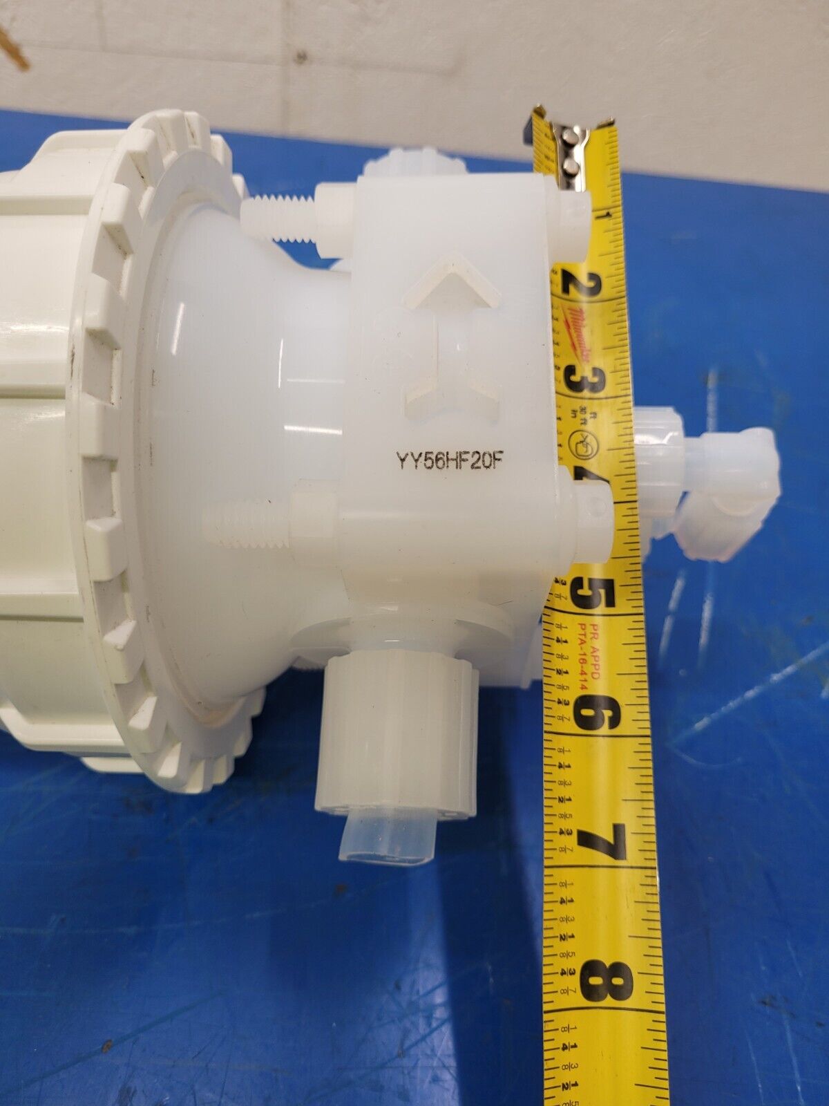 Entegris Mykrolis Chemlock PFA 11" Filter YY5611280 Housing YY56HF20F Head