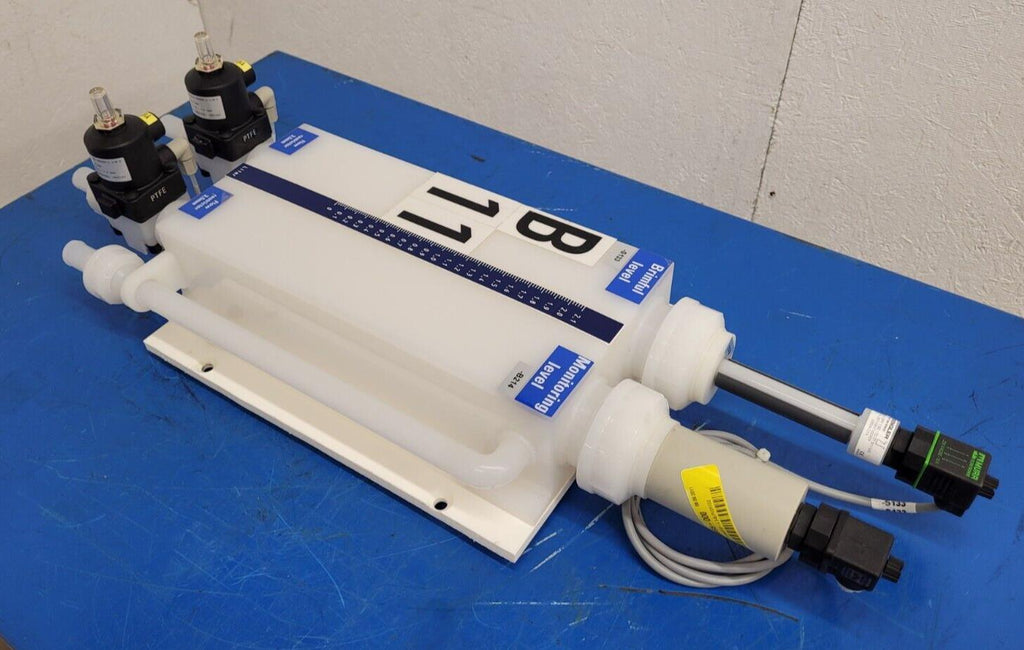 ENGLER High Purity Reservoir w/ Sensors, Gemu Pnumatic Diaphragm Valves