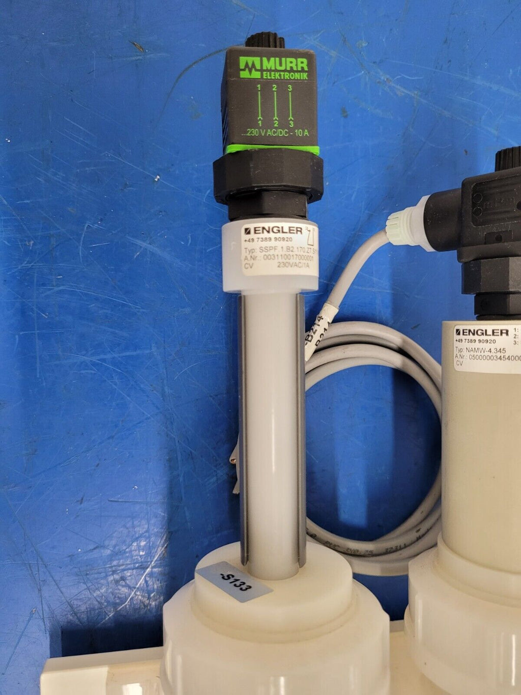 ENGLER High Purity Reservoir w/ Sensors, Gemu Pnumatic Diaphragm Valves