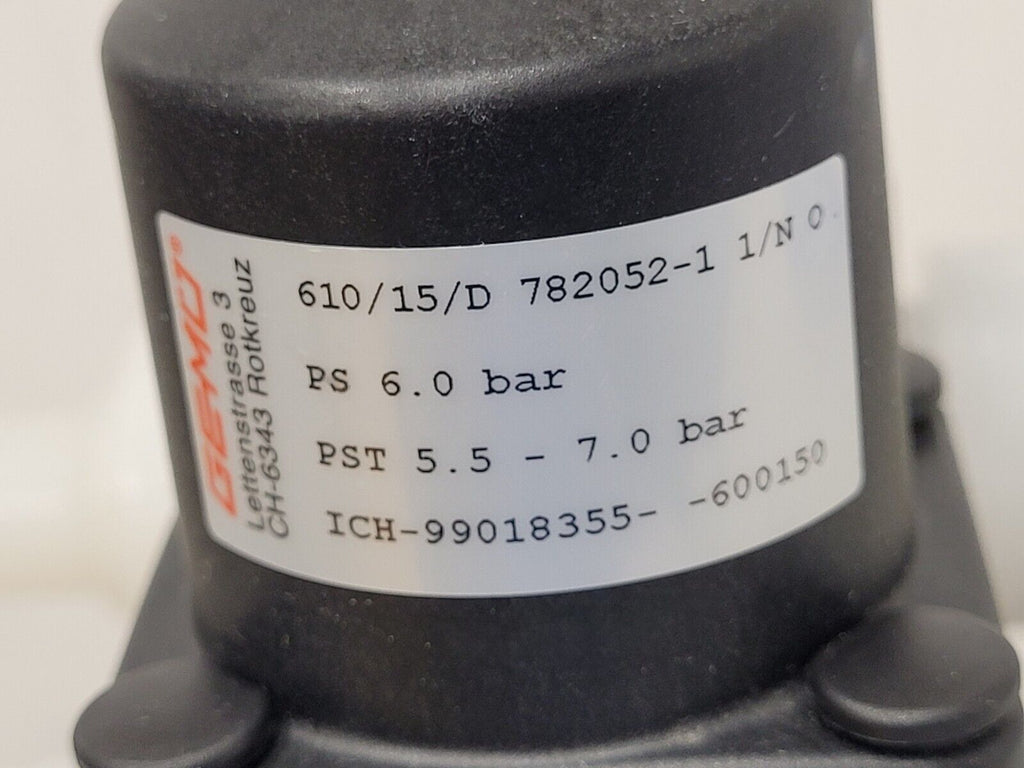 ENGLER High Purity Reservoir w/ Sensors, Gemu Pnumatic Diaphragm Valves