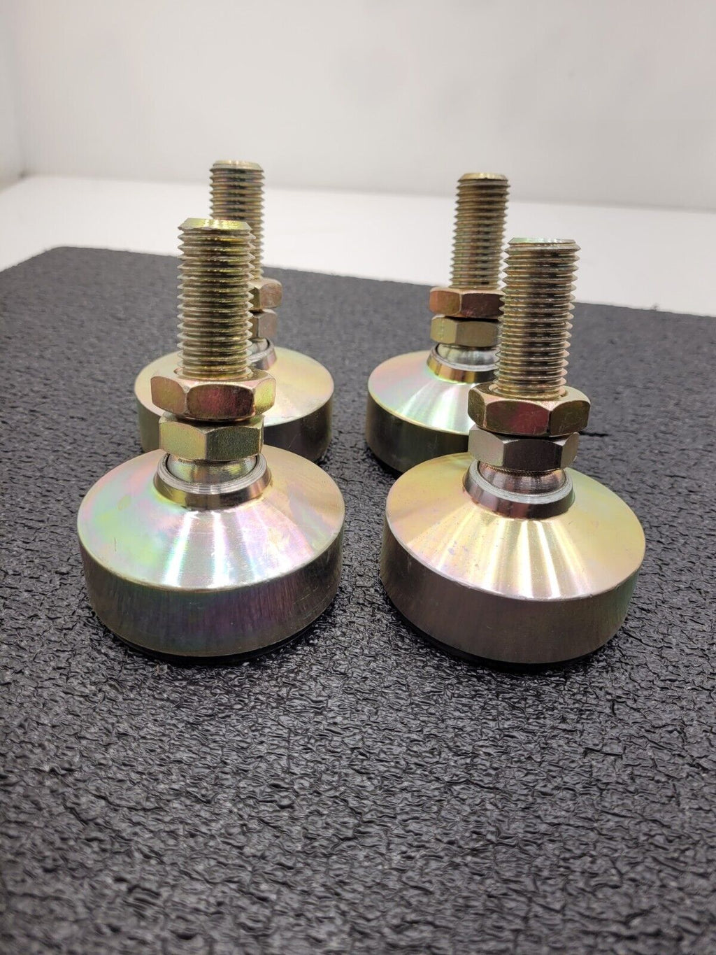 Lot of 4x 80-20 Inc 65-2209 Anti-Vibration Self Leveling Machine Feet M20 x 51mm