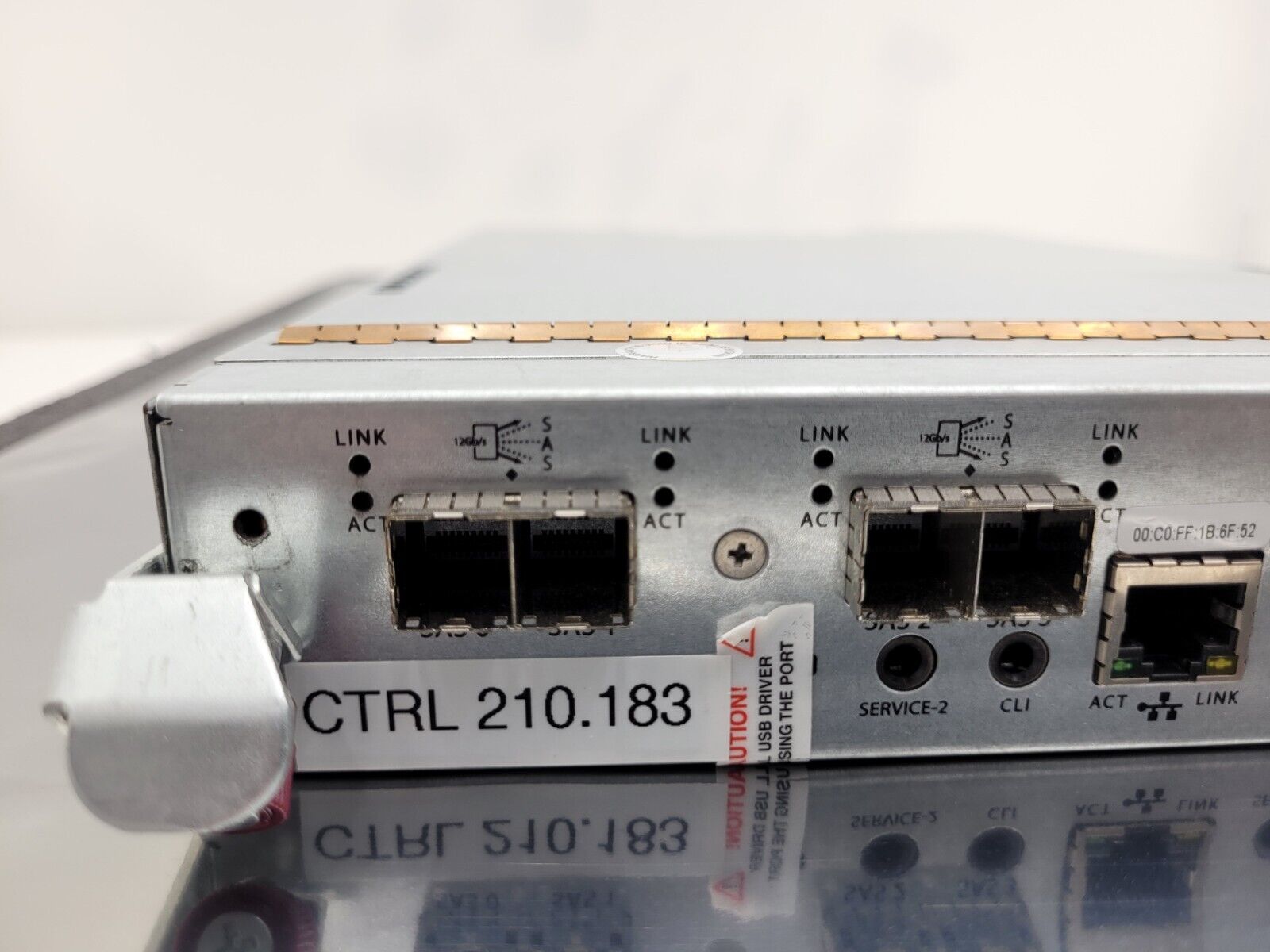 Dot Hill FRUTC05-01 12Gb SAS FC Disk Array Controller Module 81-00000078-00-03 B