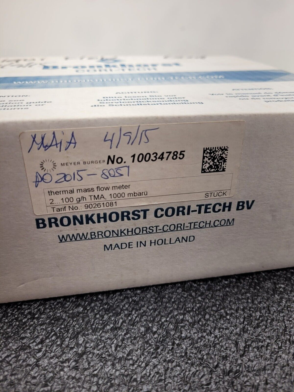 Bronkhorst L13-PGD-88-K-30S Thermal Flow Meter Mass Controller MFC LIQUI-FLOW