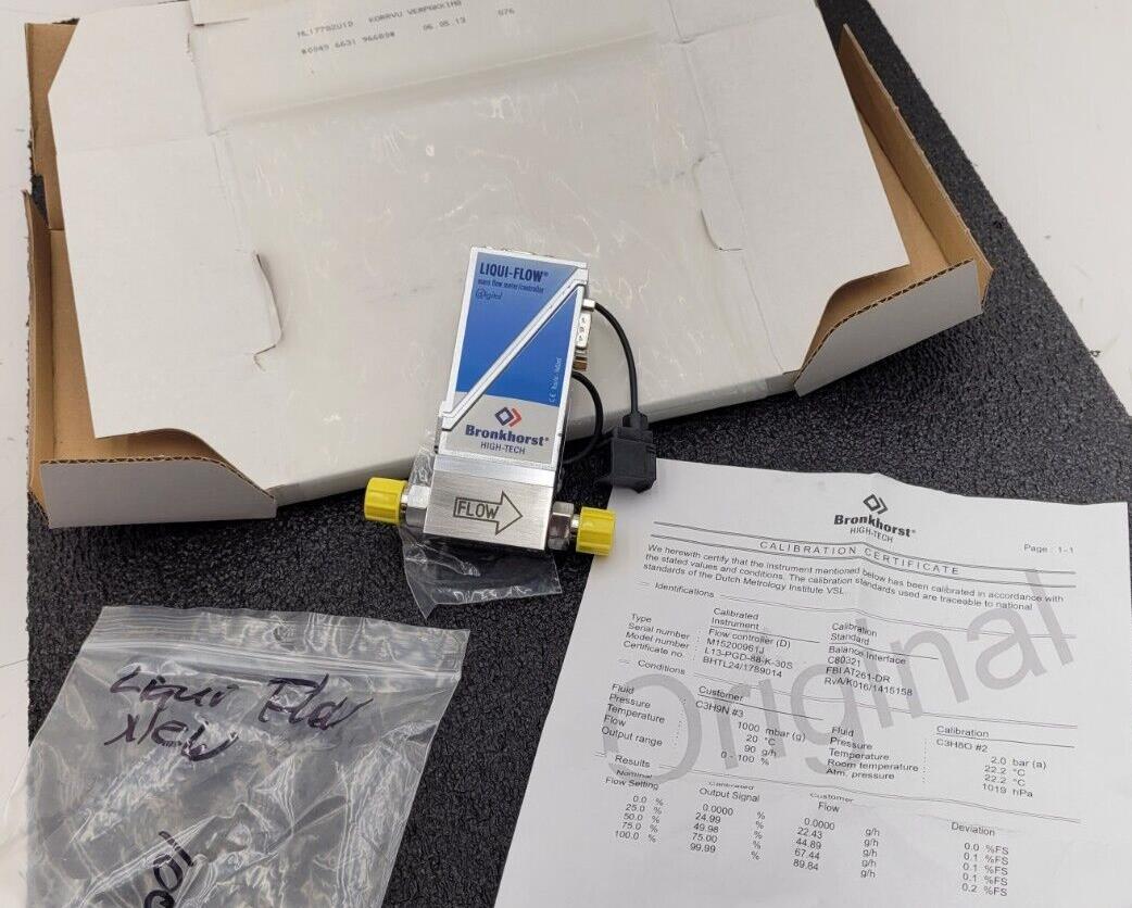 Bronkhorst L13-PGD-88-K-30S Thermal Flow Meter Mass Controller MFC LIQUI-FLOW