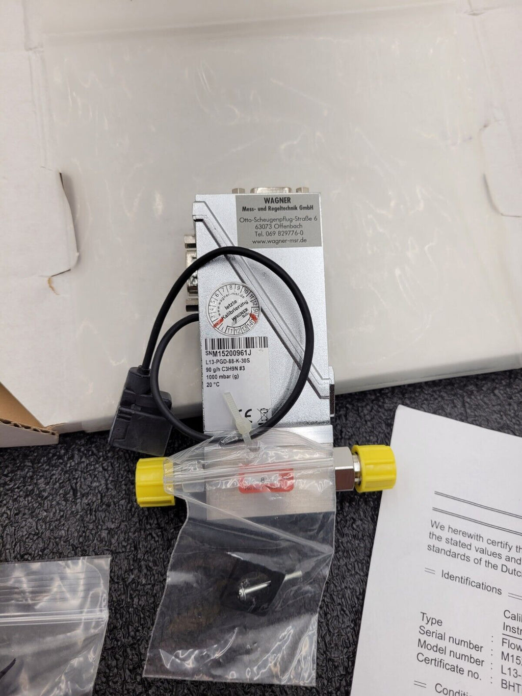 Bronkhorst L13-PGD-88-K-30S Thermal Flow Meter Mass Controller MFC LIQUI-FLOW