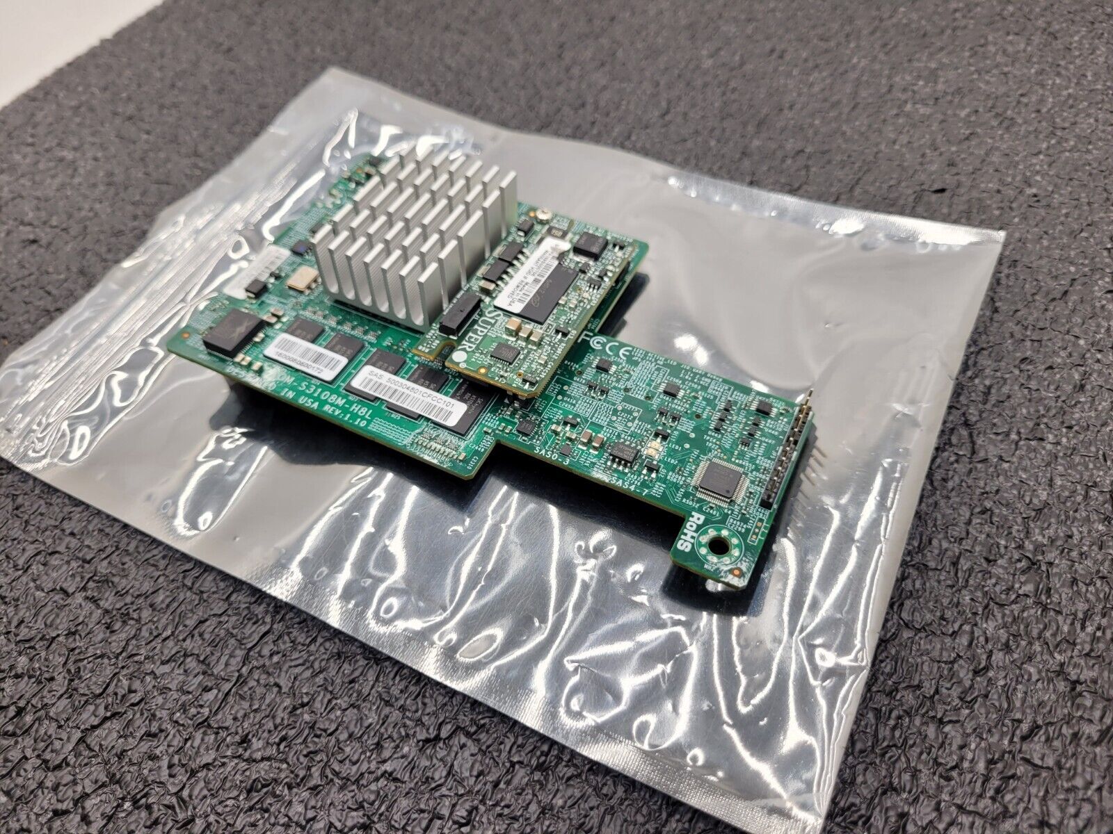 Supermicro AOM-S3108M-H8L 8-Port SAS Internal RAID Mezzanine Card w/ capacitor