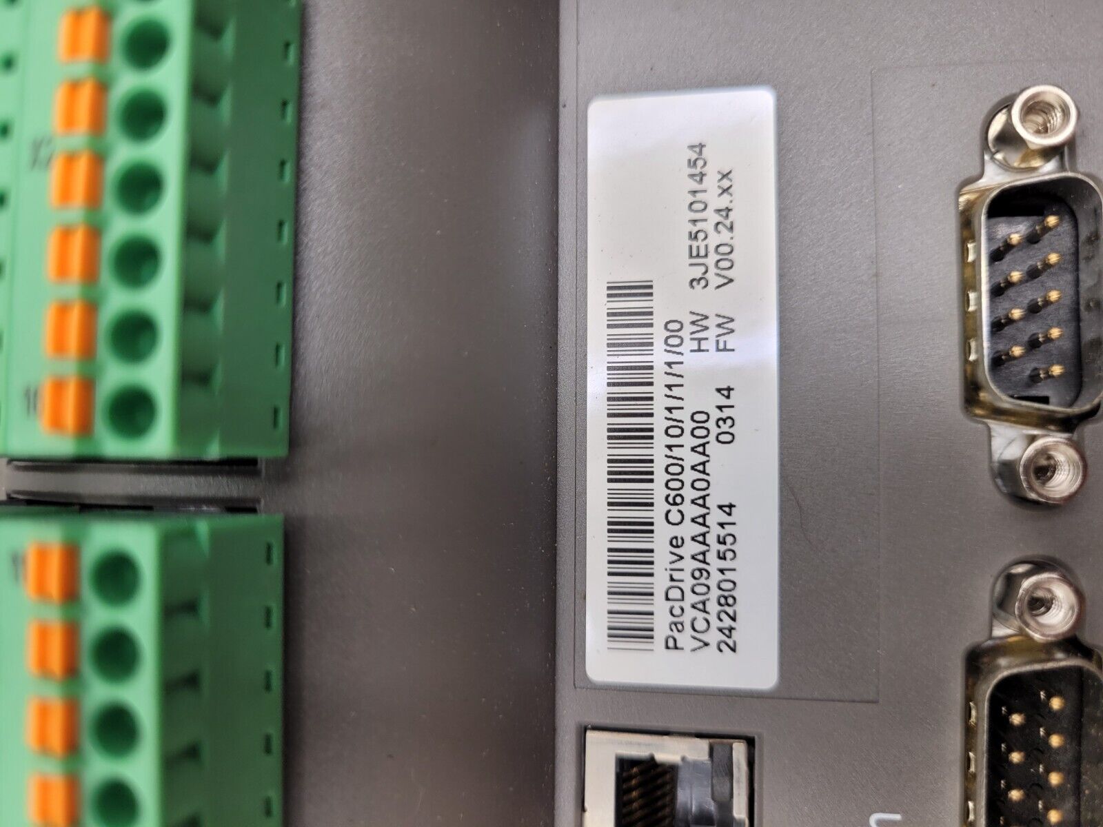 Schneider Electric ELAU PacDrive C600 C600/10/1/1/1/10 VCA09AAAA0AA00 NOS