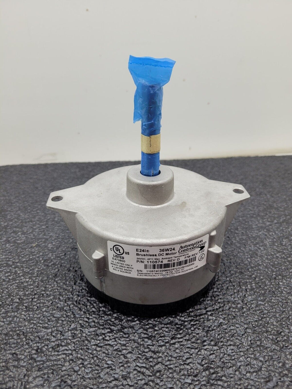 Hytrol 36W24 E24i Brushless Low Speed Adjustable 50-350RPM DC Motor PT 033.09022