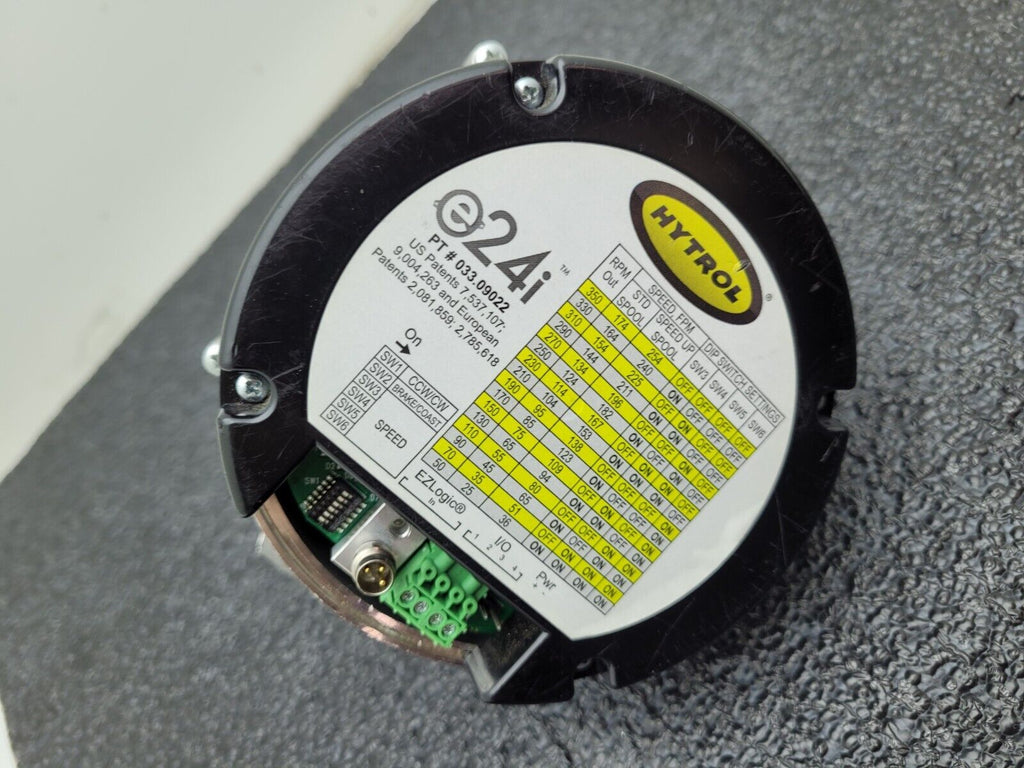 Hytrol 36W24 E24i Brushless Low Speed Adjustable 50-350RPM DC Motor PT 033.09022