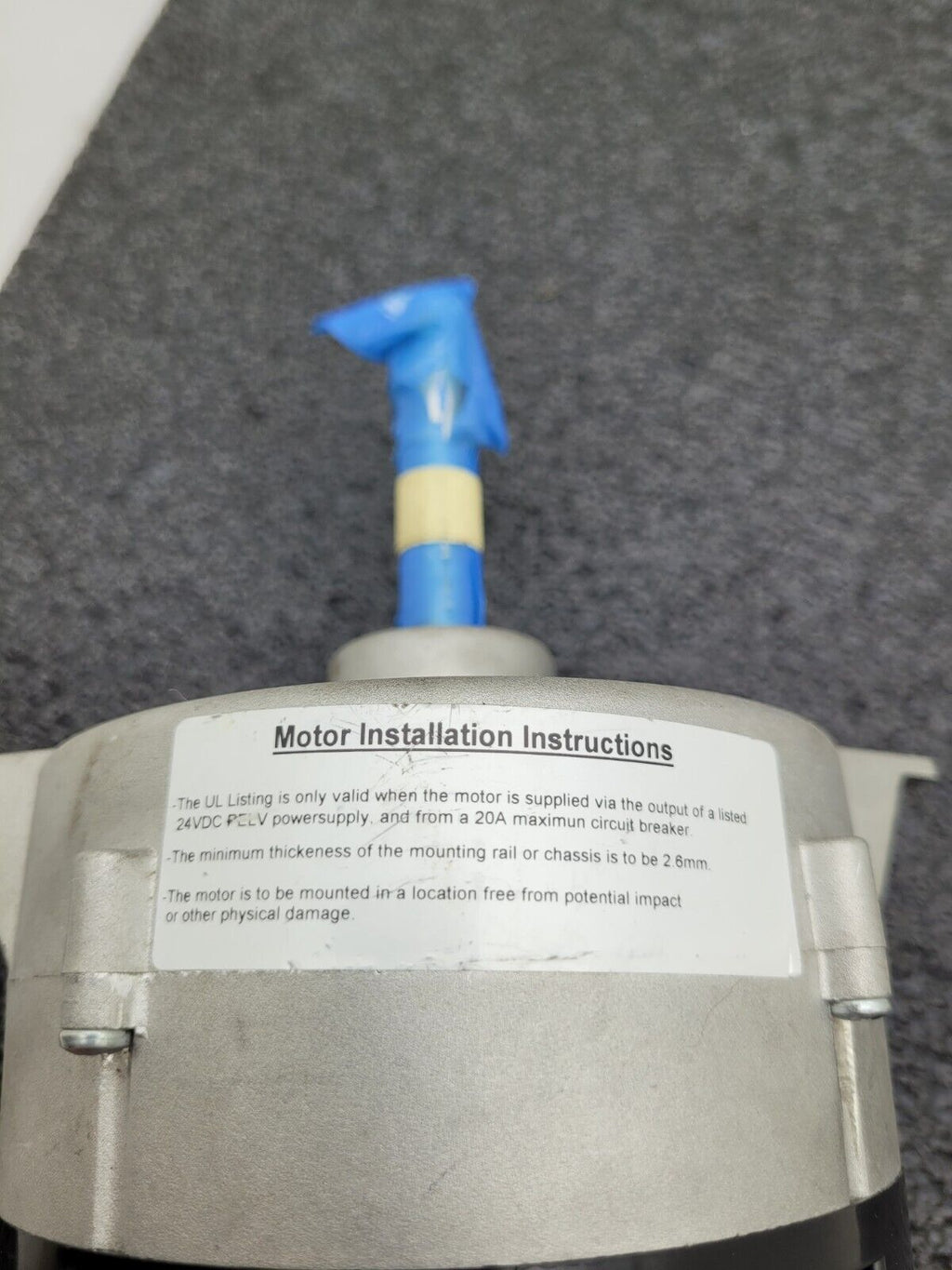 Hytrol 36W24 E24i Brushless Low Speed Adjustable 50-350RPM DC Motor PT 033.09022