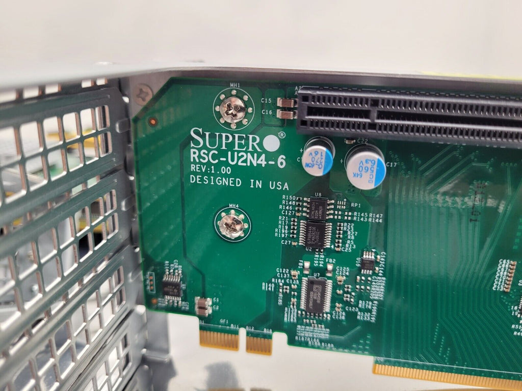 Supermicro BPN-NVME3-216EB 2x BPN-NVME3-216EL 24x NVMe 2U Backplane Plus Risers
