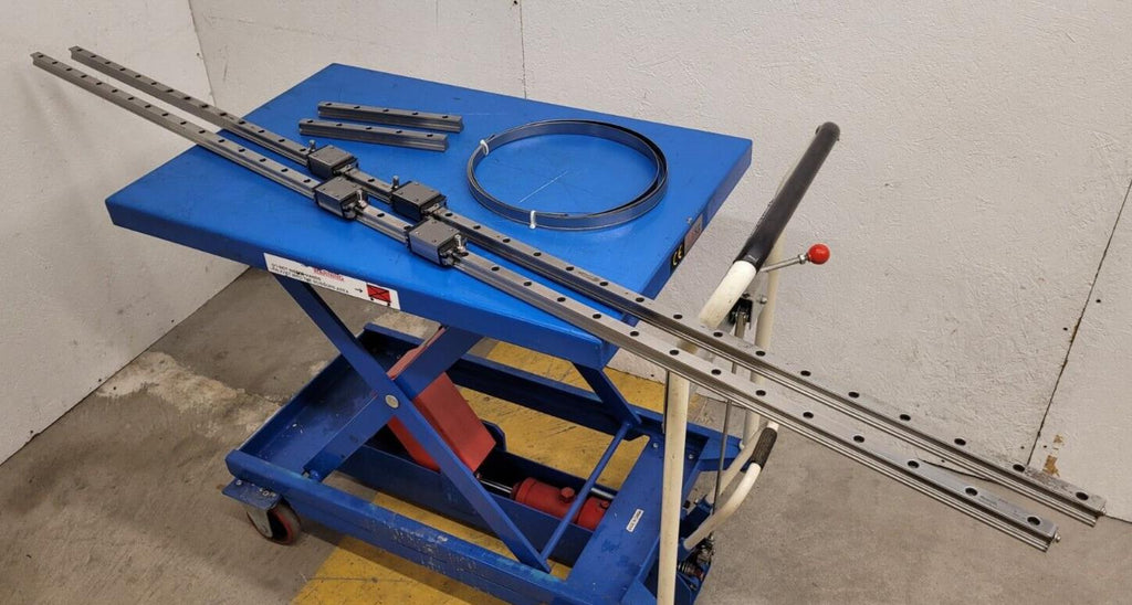 Bosch Rexroth 25mm Linear Rail Guide Block 2 Rails 4 Blocks 2300mm R162121420 #7