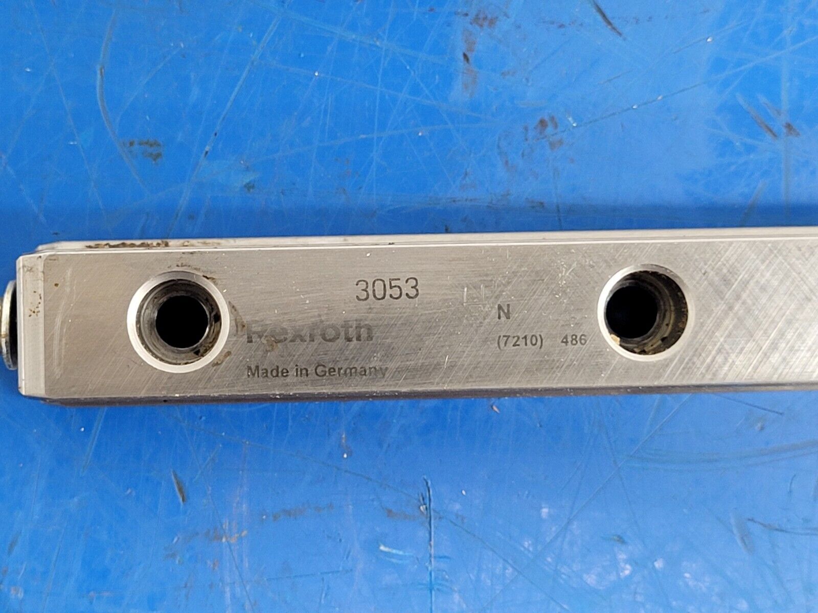 Bosch Rexroth 25mm Linear Rail Guide Block 2 Rails 4 Blocks 2300mm R162121420 #7