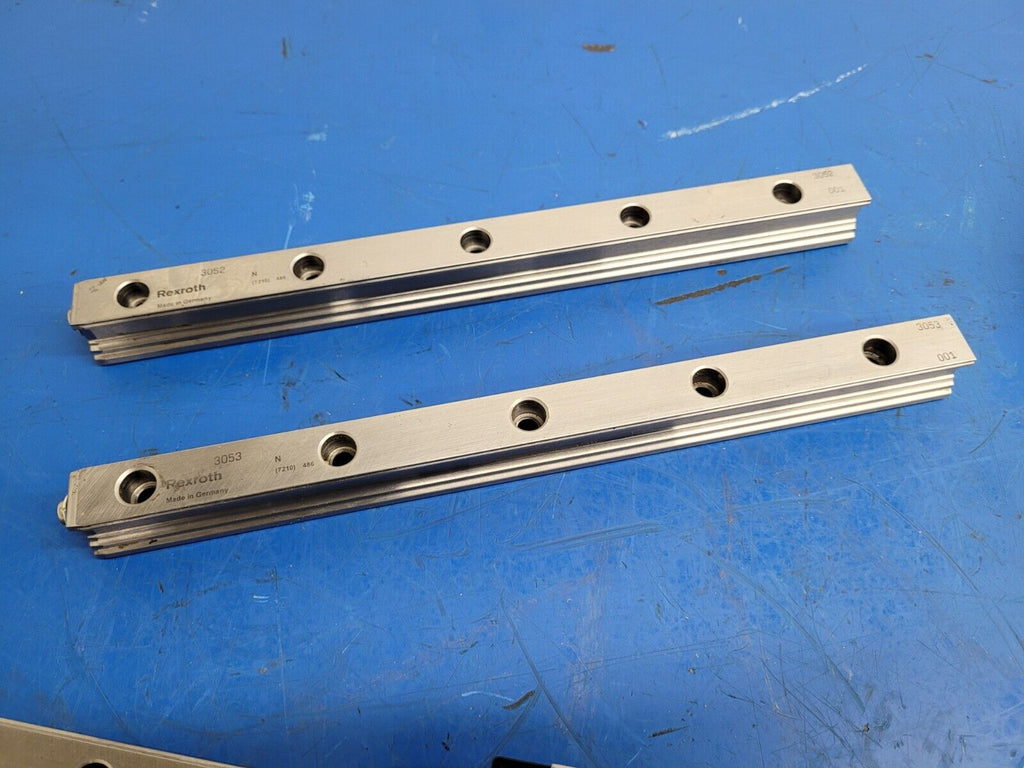 Bosch Rexroth 25mm Linear Rail Guide Block 2 Rails 4 Blocks 2300mm R162121420 #7