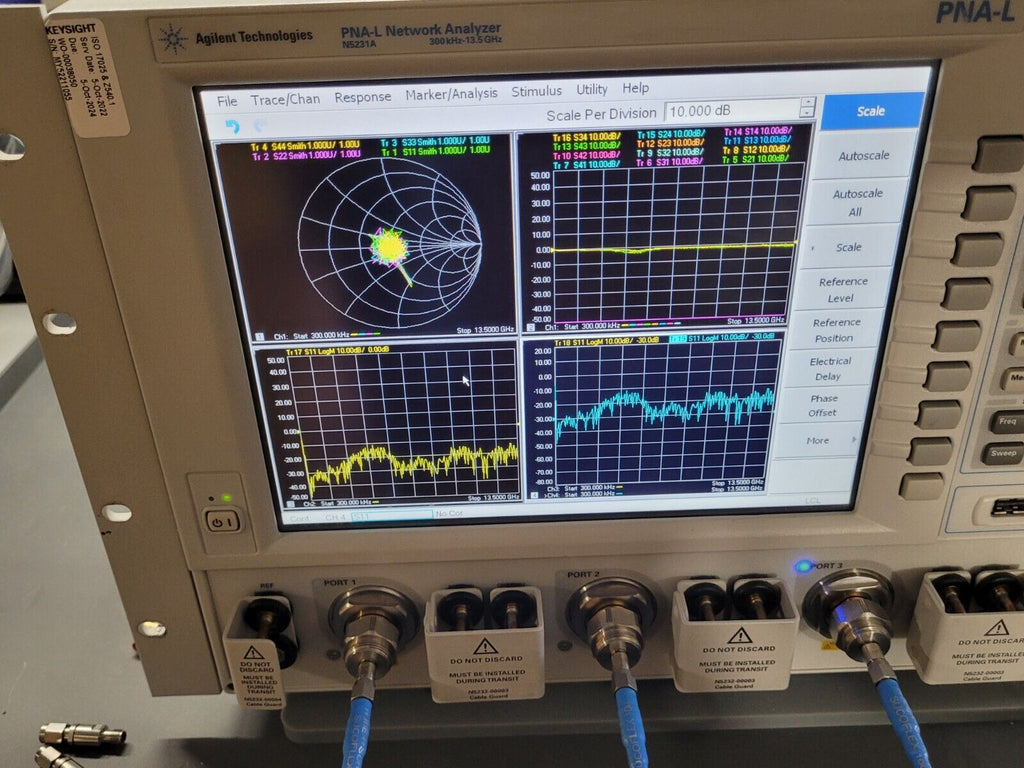 HP Agilent Keysight N5231A 13.5 GHz Vector Network Analyzer PNA-L In Cal w/Box
