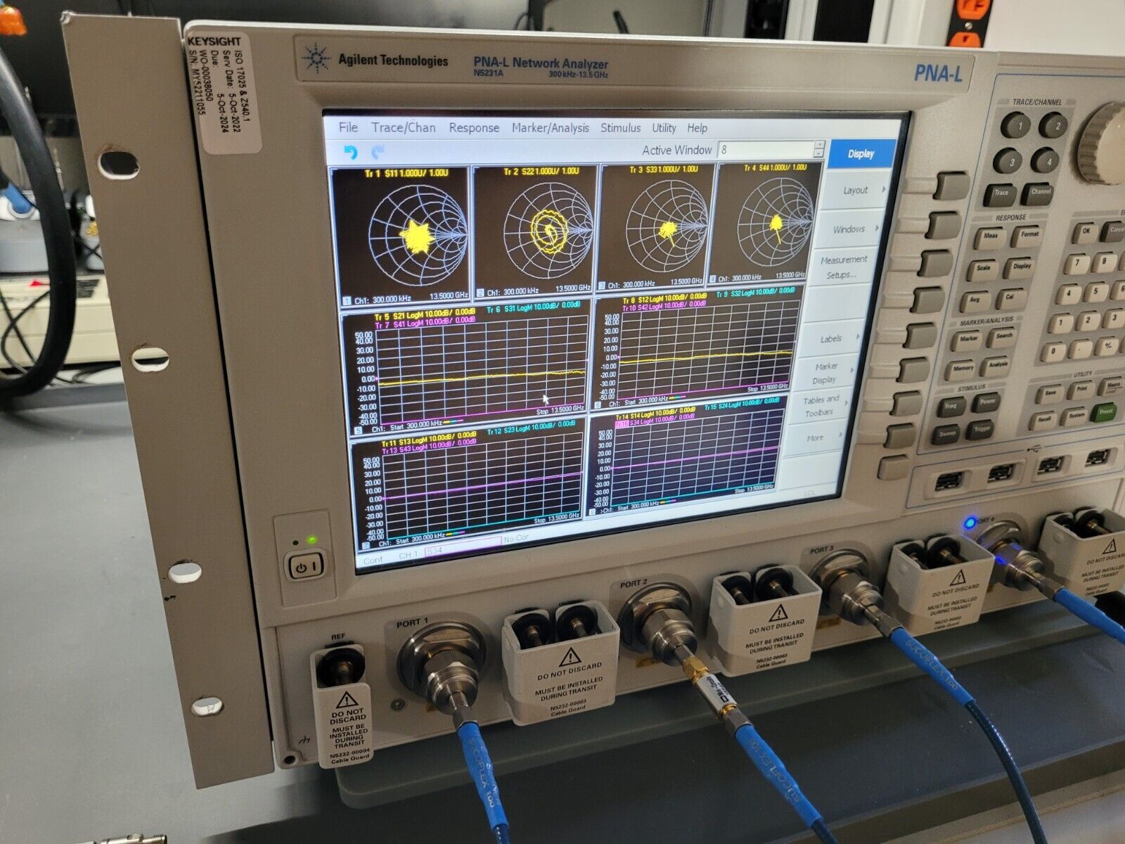 HP Agilent Keysight N5231A 13.5 GHz Vector Network Analyzer PNA-L In Cal w/Box