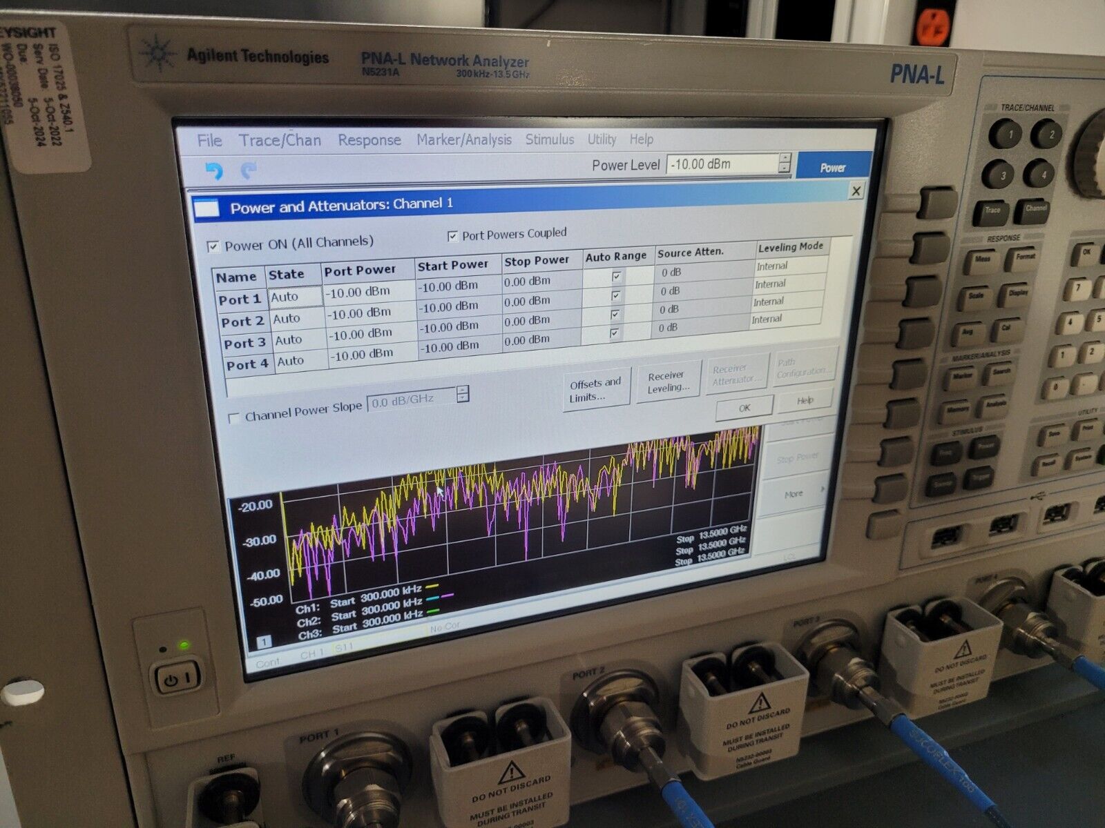 HP Agilent Keysight N5231A 13.5 GHz Vector Network Analyzer PNA-L In Cal w/Box