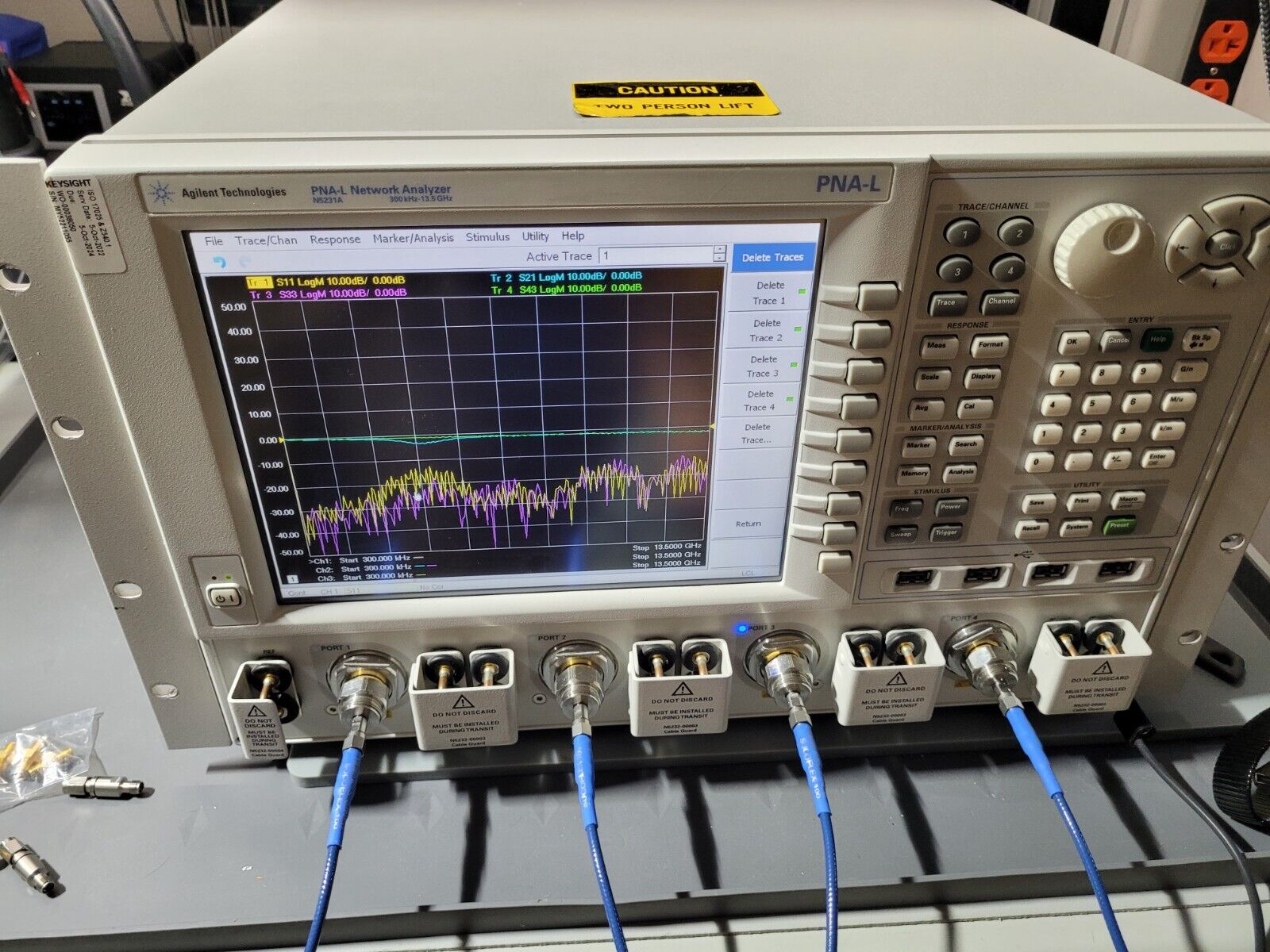 HP Agilent Keysight N5231A 13.5 GHz Vector Network Analyzer PNA-L In Cal w/Box