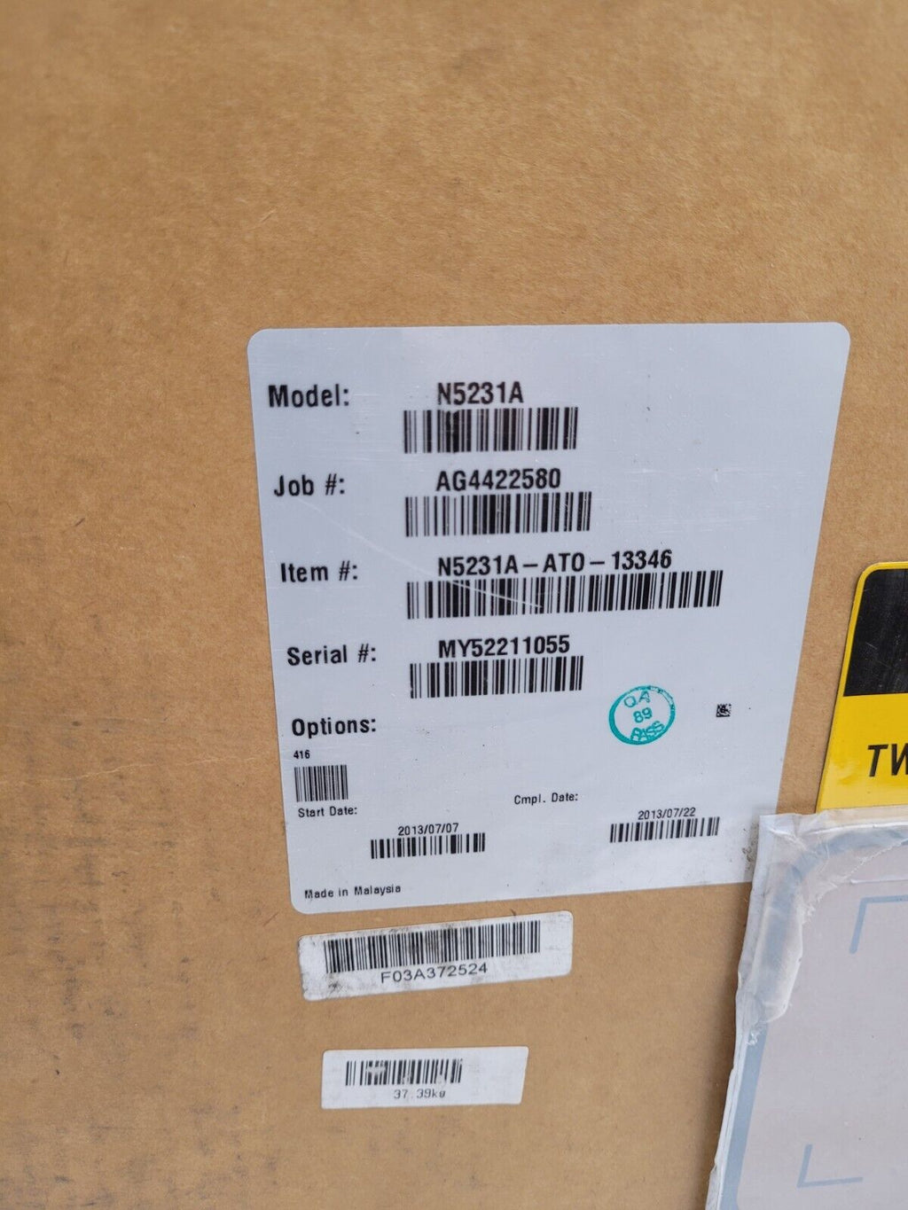 HP Agilent Keysight N5231A 13.5 GHz Vector Network Analyzer PNA-L In Cal w/Box