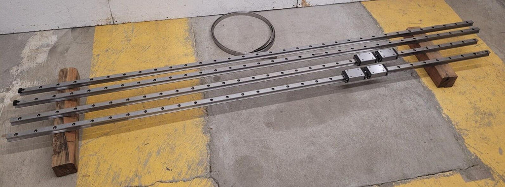 Bosch Rexroth Linear Rail Guide Block 4x 7210 Rails 4x Blocks R162471420 Size 30