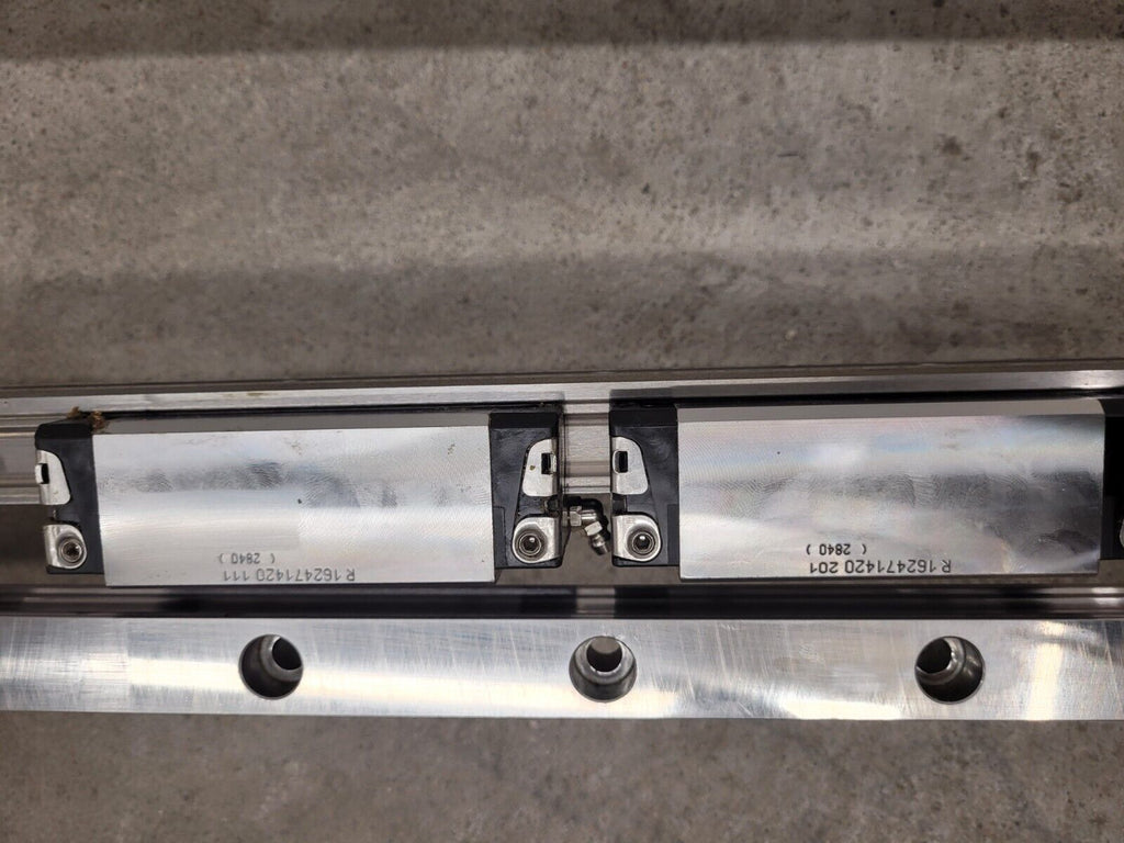 Bosch Rexroth Linear Rail Guide Block 4x 7210 Rails 4x Blocks R162471420 Size 30