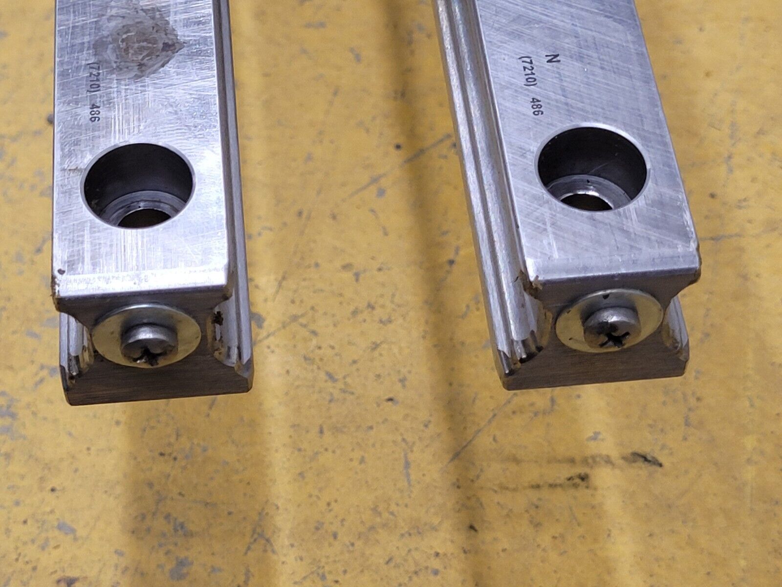 Bosch Rexroth Linear Rail Guide Block 4x 7210 Rails 4x Blocks R162471420 Size 30