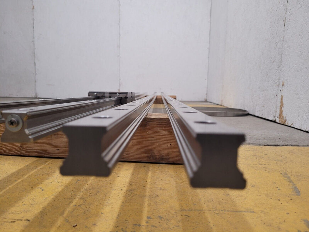 Bosch Rexroth Linear Rail Guide Block 4x 7210 Rails 4x Blocks R162471420 Size 30