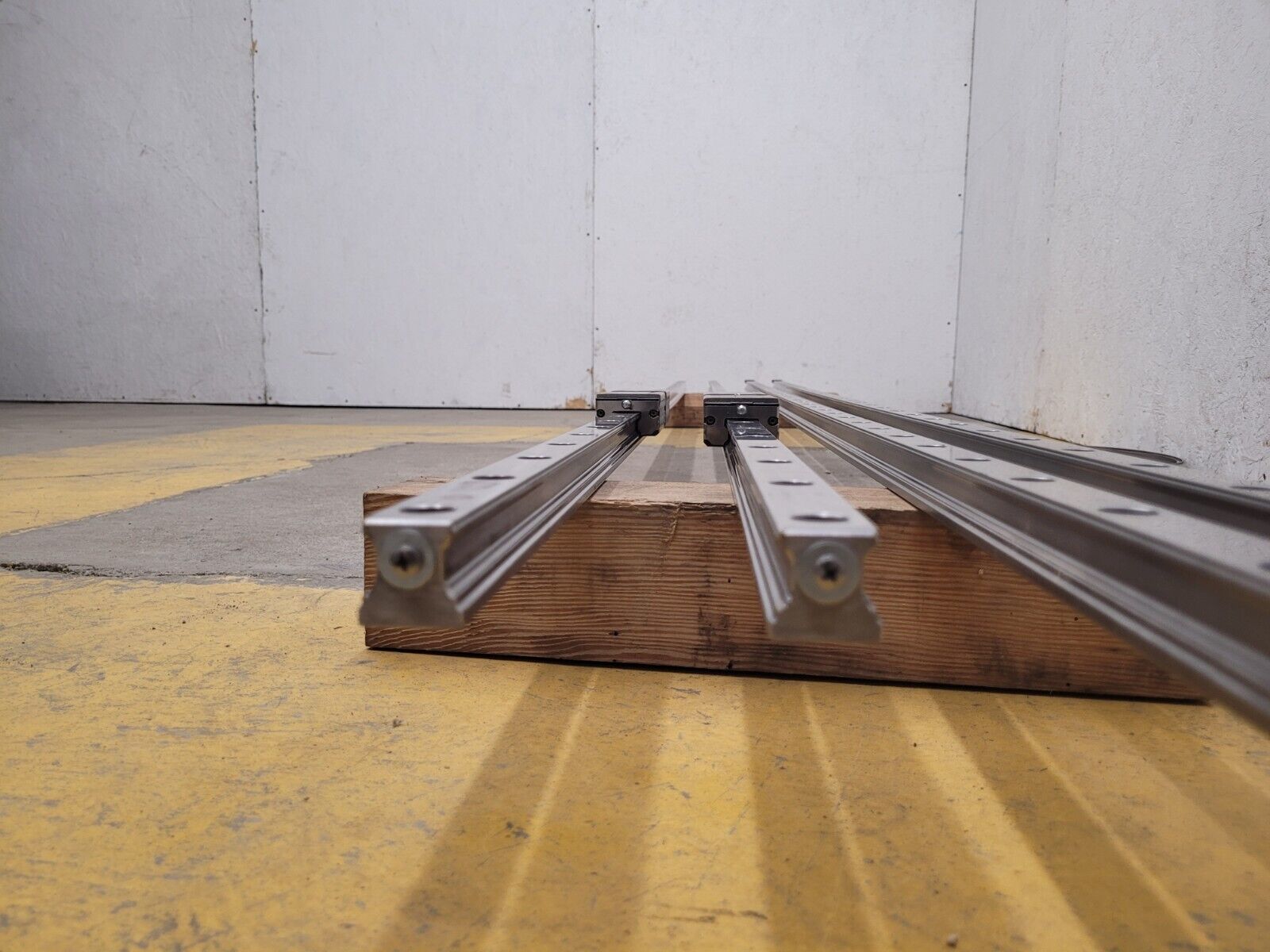 Bosch Rexroth Linear Rail Guide Block 4x 7210 Rails 4x Blocks R162471420 Size 30