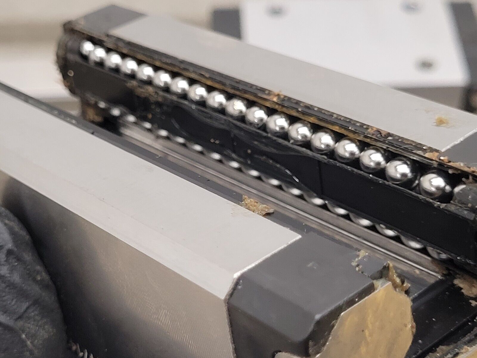 Bosch Rexroth Linear Rail Guide Block 4x 7210 Rails 4x Blocks R162471420 Size 30