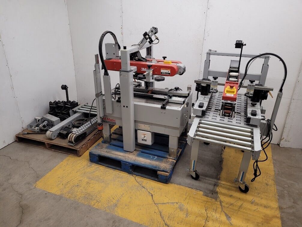 3M-Matic Tape Case Sealer Lot 700a, 120a, + Accessories Lot, Need a little work