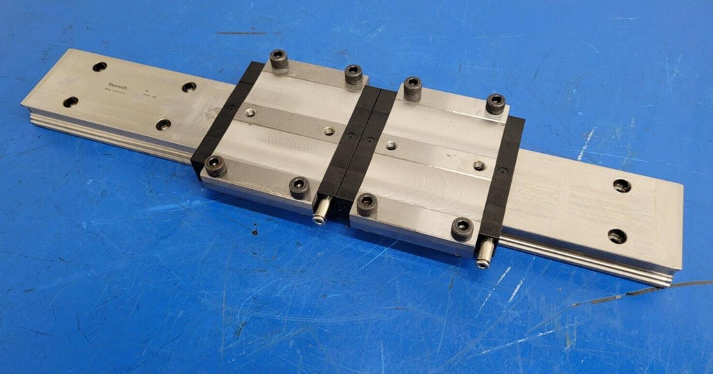 Rexroth Extra Wide Linear Guide R167121410 7210 Series 1 Rail 2 Blocks 19"