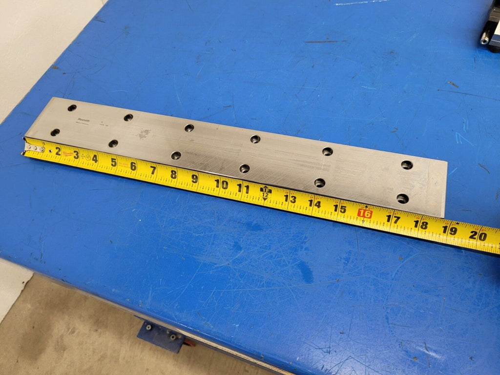 Rexroth Extra Wide Linear Guide R167121410 7210 Series 1 Rail 2 Blocks 19"