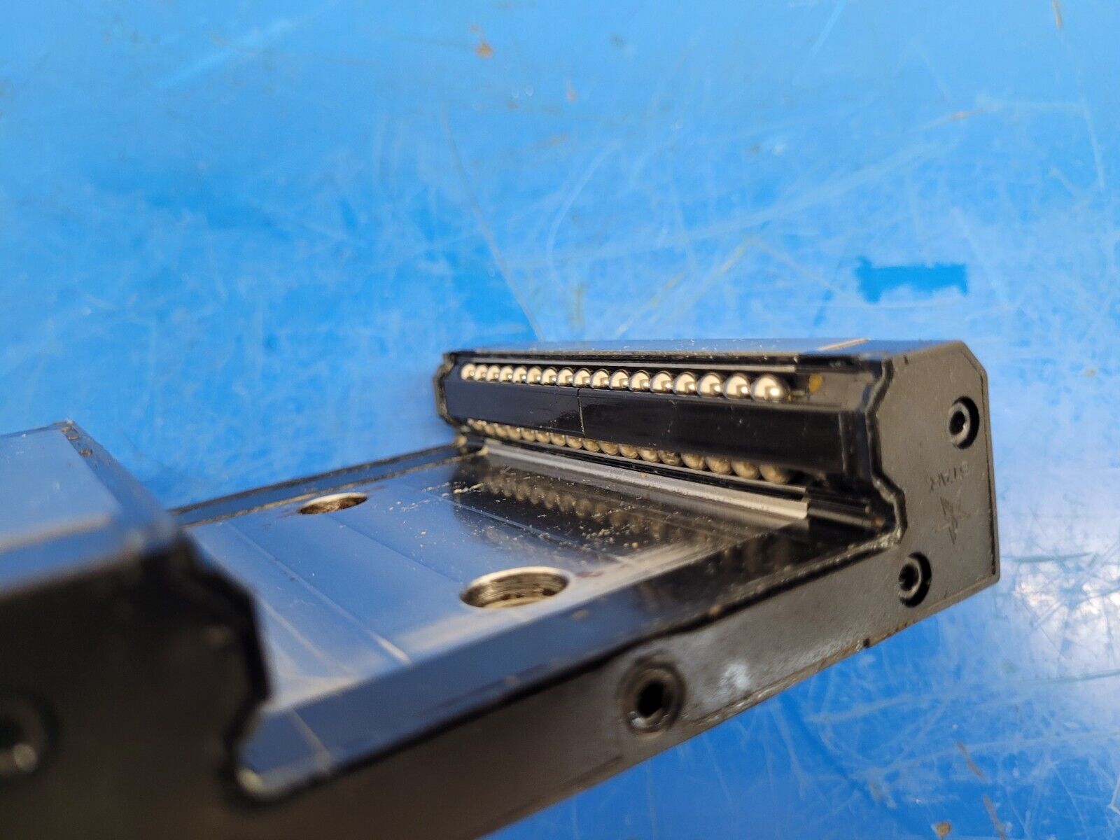 Rexroth Extra Wide Linear Guide R167121410 7210 Series 1 Rail 2 Blocks 19"