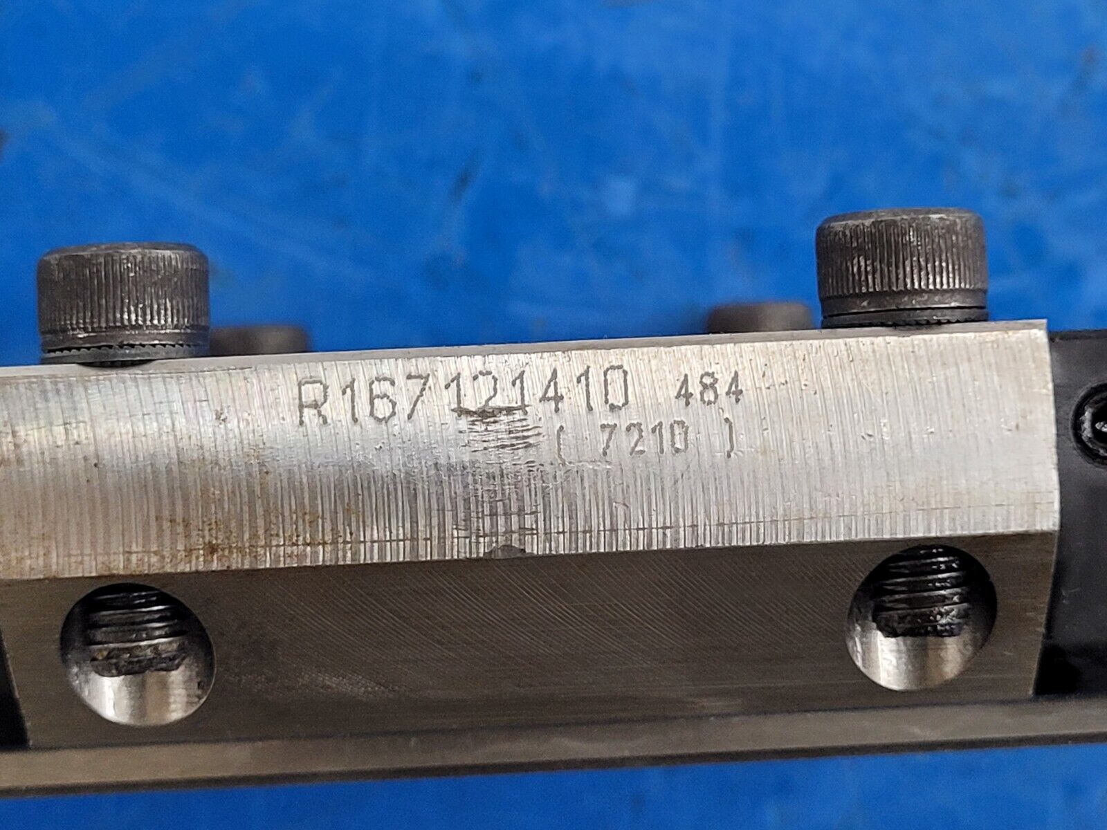 Rexroth Extra Wide Linear Guide R167121410 7210 Series 1 Rail 2 Blocks 19"