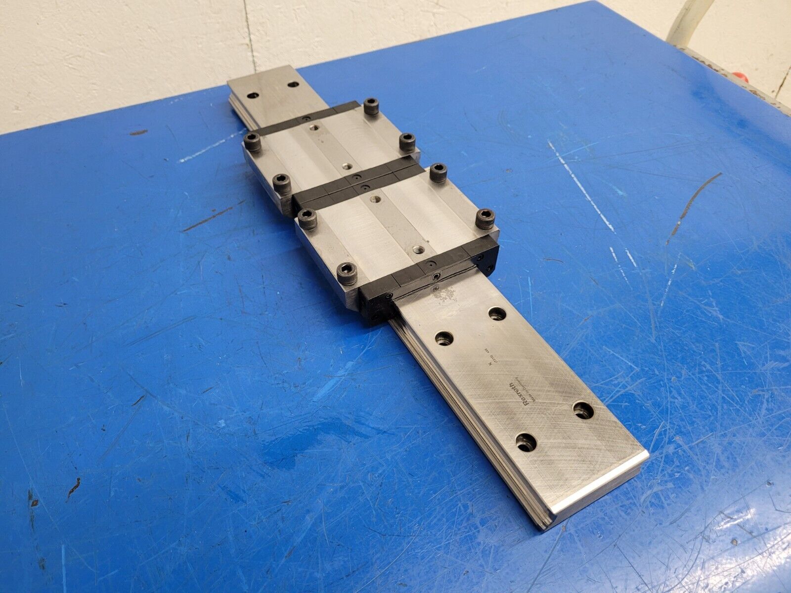 Rexroth Extra Wide Linear Guide R167121410 7210 Series 1 Rail 2 Blocks 19"