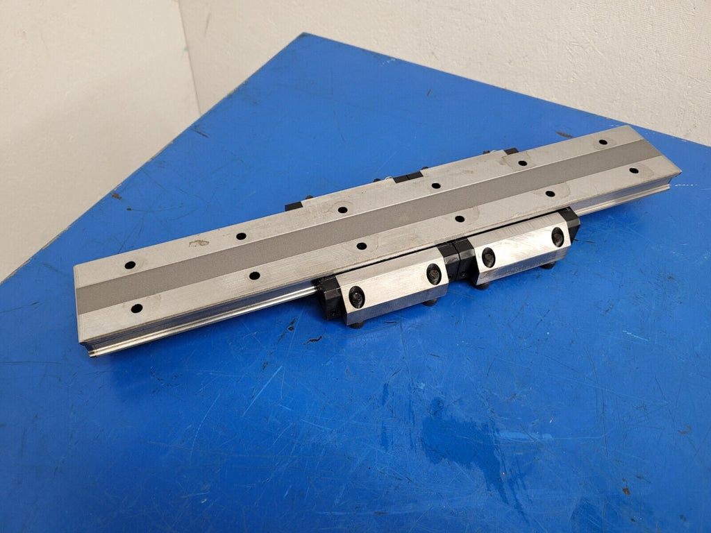 Rexroth Extra Wide Linear Guide R167121410 7210 Series 1 Rail 2 Blocks 19"