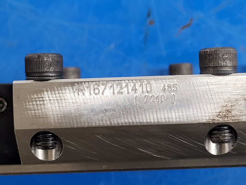 Rexroth Extra Wide Linear Guide R167121410 7210 Series 1 Rail 2 Blocks 19"