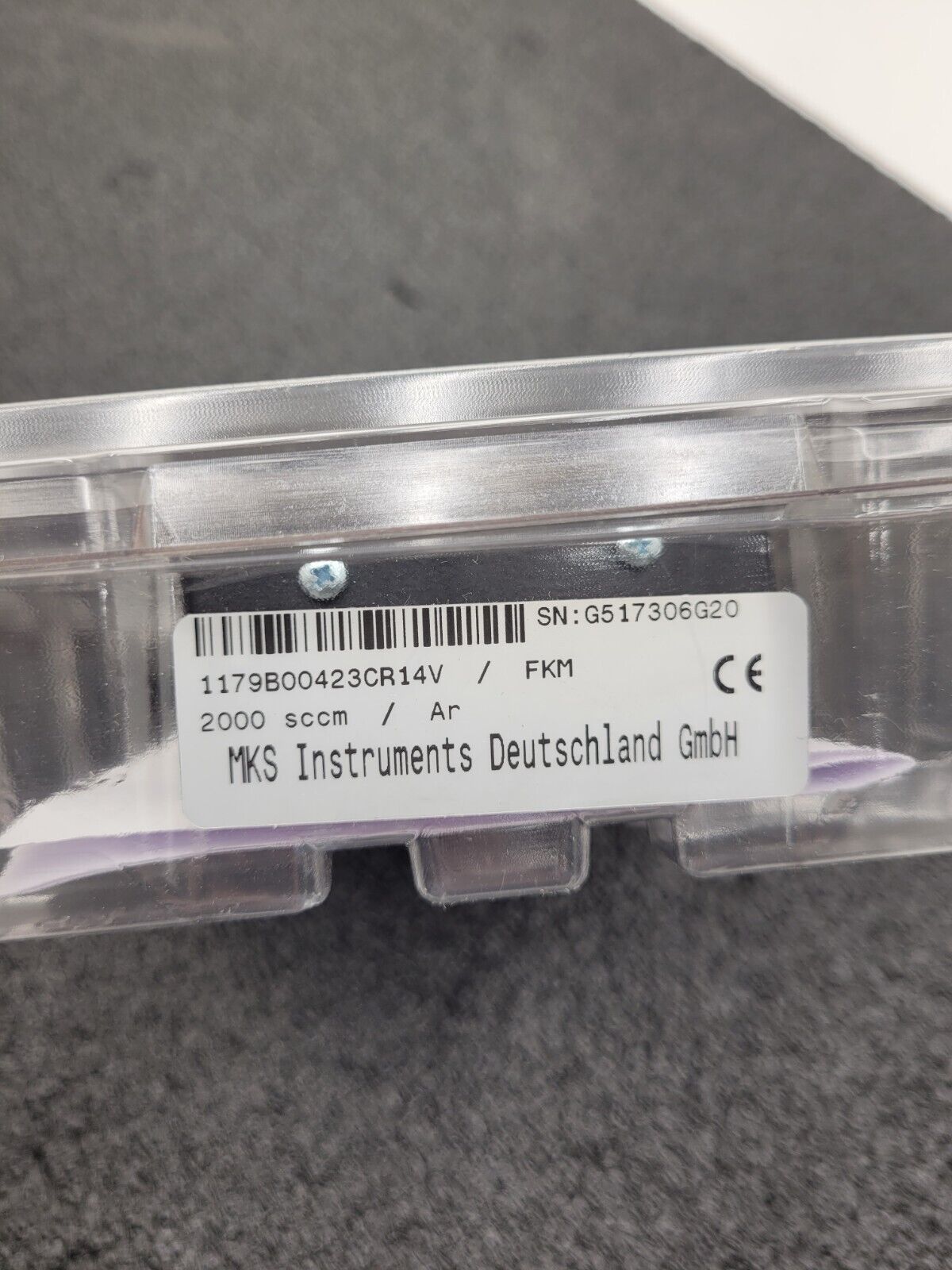 MKS 1179BX23CR14NSPC1 Mass-Flo Mass Flow Controller 2000SCCM AR Working Pull