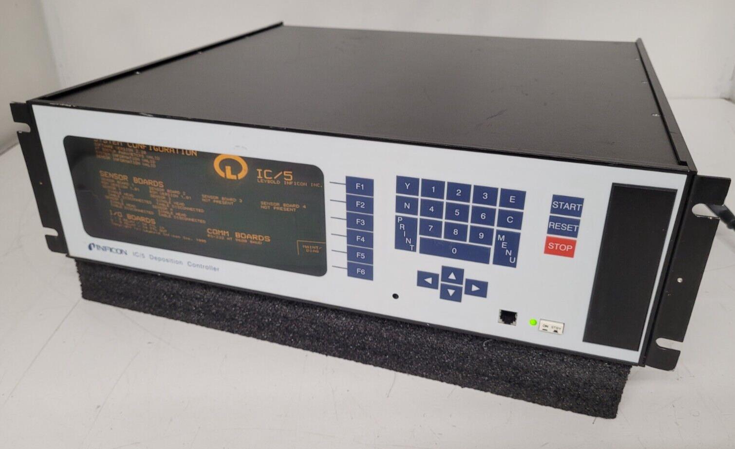 Inficon IC5 Deposition Controller IC/5 Model 760-500-G2 2x Sensor Boards A2