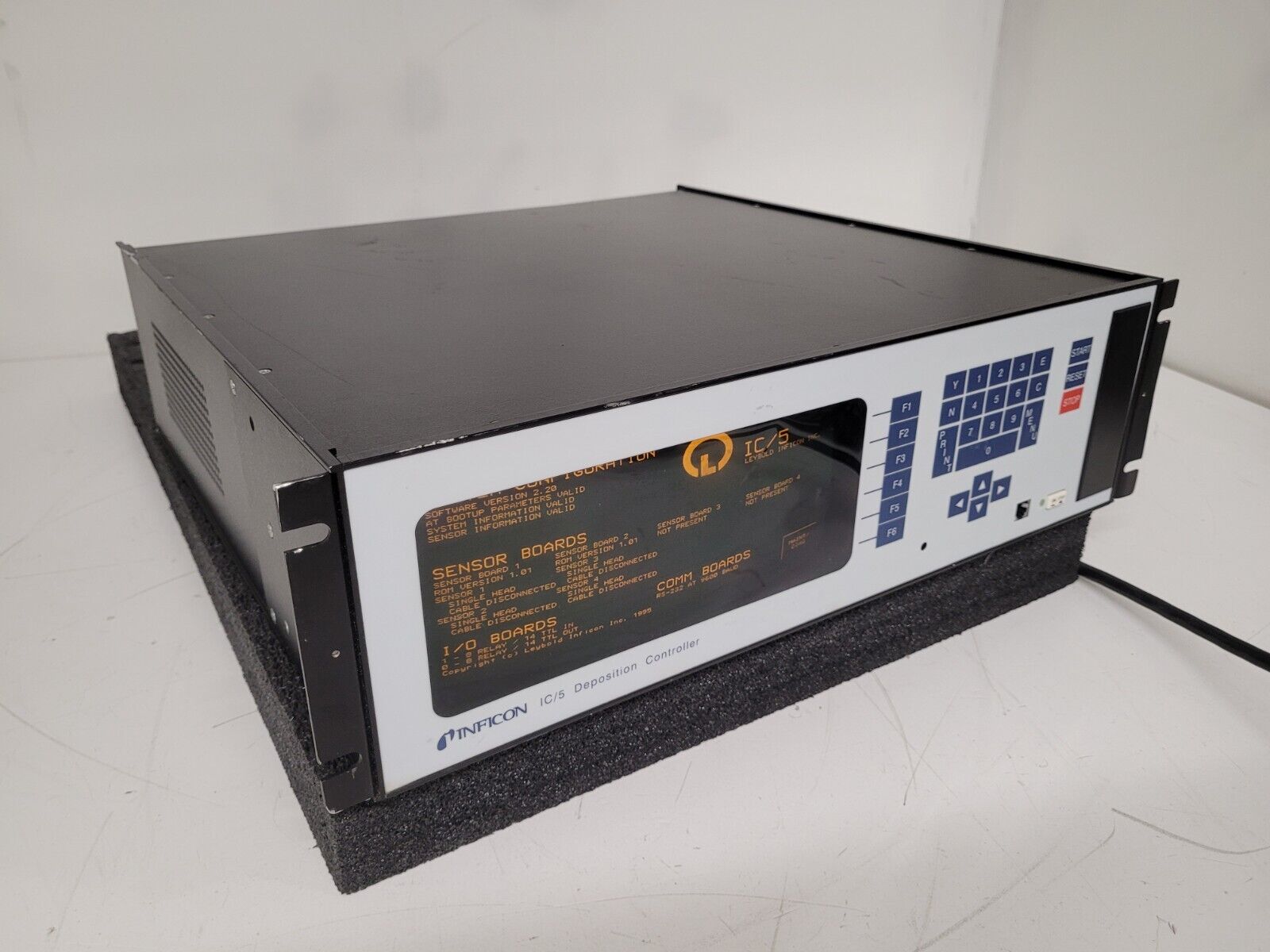 Inficon IC5 Deposition Controller IC/5 Model 760-500-G2 2x Sensor Boards A2