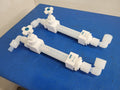 Lot of 2x ACCUTEK Fluoroware High Purity Adjustable Flowmeter 3/4" Flaretek